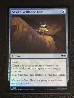 MTG Teenage Mutant Ninja Turtles Sewer-veillance Cam Foil 0053 NM - Image 1