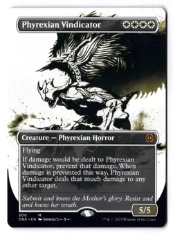 Phyreian Vindicator NM* SHOWCASE Phyrexia: All Will Be One 300 mtg -UnltdCards - Image 1