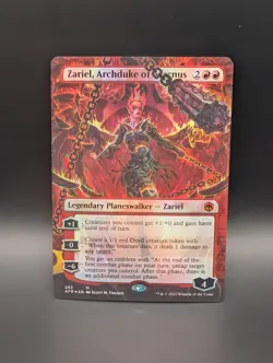 MTG - Zariel, Archduke of Avernus - FOIL BORDERLESS - AFR #285 - Mythic - Image 1
