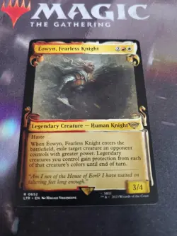 Mtg. Eowyn, Fearless Knight. Showcase Scrolls. The Lord of the Rings - Image 1