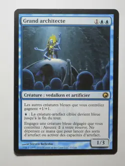 Grand architecteCicatrices de Mirrodin - Grand Architect MTG Magic VF EX - Image 1