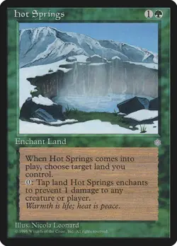 Hot Springs NM/M Ice Age Green Enchantment Mtg Magic English Regular - Image 1