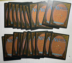 MTG total of 60 4rd Ed basic lands 4 each of 15 art types M/NM 1995 - Image 4
