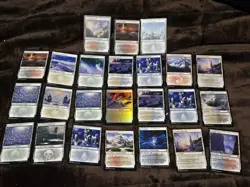 MTG x24 Snow-covered Lands Lot Includes Foils - Image 1