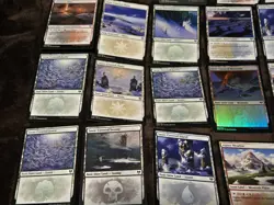 MTG x24 Snow-covered Lands Lot Includes Foils - Image 5
