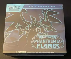 Pokemon Mega Evolution Phantasmal Flames Elite Trainer Box ETB Sealed - Image 1