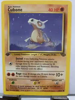 Pokemon TCG | Cubone - 50/64 | Jungle - 1st Edition | LP - Image 1