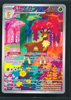 Pokemon Temporal Forces: Sawsbuck 166/162 ~ NM-MT to MINT - Image 1