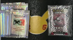 Pokemon TCG 1x S&V 151, 1x S&V Crown Zenith + 16 Legacy Mystery Booster Packs - Image 1