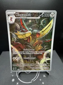 Pokemon TCG Scarlet & Violet Kingambit SVP130 Full Art Black Star Promo NM! - Image 1