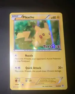 2016 Pikachu 26/83 XY Generations Holo Toys R Us Promo - Pokemon Card LP - Image 1
