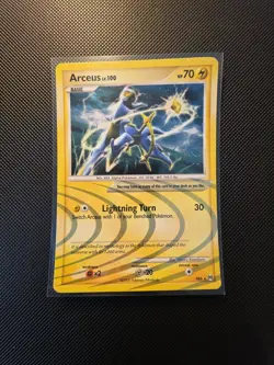Pokemon TCG Arceus Lv.100 AR6 Holo 2009 Platinum Arceus (with a swirl) - Image 1