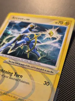 Pokemon TCG Arceus Lv.100 AR6 Holo 2009 Platinum Arceus (with a swirl) - Image 4