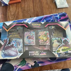 Pokemon VMAX Lapras & Snorlax Collection Box GameStop Exclusive - Image 1