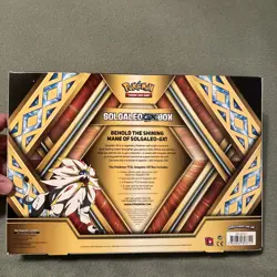 Pokemon Solgaleo GX Box - Sun & Moon 4 Sealed Packs Jumbo Promo Brand New Sealed - Image 2