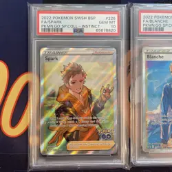 💎PSA 10 GEM MINT 2022 Pokemon Go SPARK BLANCHE CANDELA SEQUENTIAL 226 227 228 - Image 2