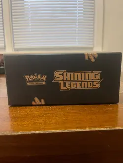 Pokemon Sun and Moon Shining Legends Empty ETB Box ONLY No Packs - Image 1