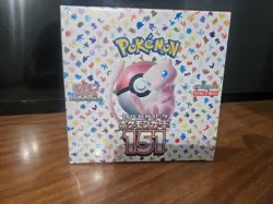 Pokemon Scarlet & Violet 151 Booster Box Japanese Sealed 2023 Mew - Image 1