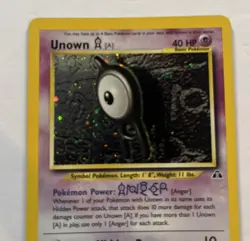 Pokemon TCG - Unown [A] 14/75 Holo Rare - Neo Discovery - LP - Image 4