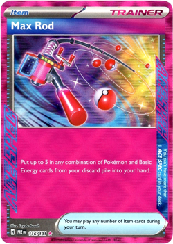 Max Rod ACE SPEC - 116/131 - Prismatic Evolutions - Pokemon - English - Image 1