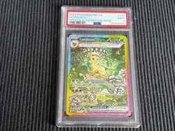 2025 POKEMON PRE EN #144/131 LEAFEON EX *RARE SPECIAL ILLUSTRATION PSA 9 MINT* - Image 1