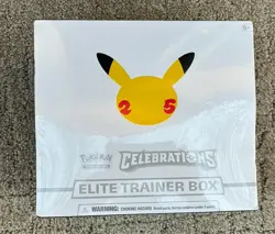 POKEMON CELEBRATIONS ELITE TRAINER BOX 25th Anniversary 2021 NEW SEALED 820650809439 - Image 1
