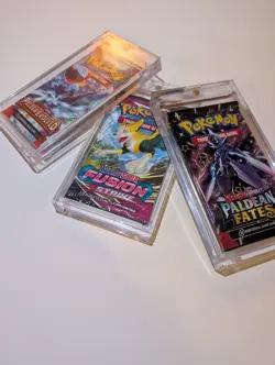 Acrylic Magnetic Booster Pack Protective Display Case Pokemon Magic Yugioh 820650815898 - Image 1