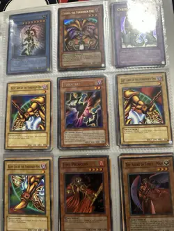 Konami Yu-Gi-Oh! TCG Card vintage Binder Lot Dark Magician, Exodia, Red eyes - Image 2