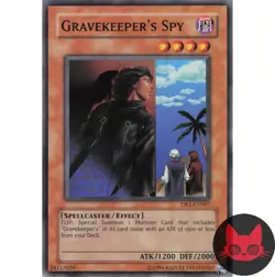 Yugioh Gravekeeper's Spy DR1-EN007 Common LP - Image 1
