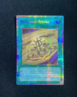 2020 Yu-Gi-Oh! English Spell 1st Edition Holo #CR09-AE084 Mitsurugi Ritual NO91 - Image 1