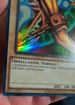 Left Leg Of Exodia LOB-En121 Mint Yu-Gi-Oh Reprint - Image 3