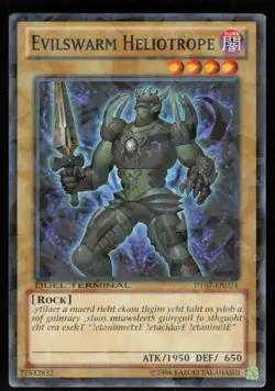 Evilswarm Heliotrope DT07-EN024 Duel Terminal Normal Parallel Rare Yu-Gi-Oh - Image 1