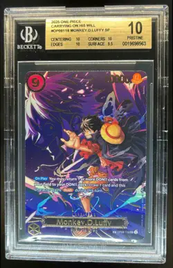 2025 One Piece Carrying His Will Monkey.D.Luffy SP #OP09-119 BGS 10 PRISTINE - Image 1