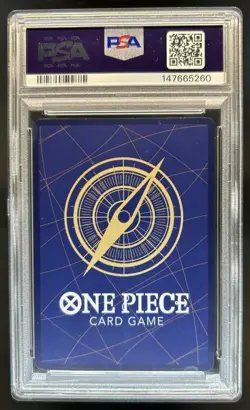2026 One Piece Dracule Mihawk Secret Rare Alt Manga Art #OP14-119 PSA 10 - Image 2