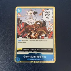 Gum-Gum Red Roc OP04-056 Rare Kingdoms Of Intrigue - One Piece - Image 1