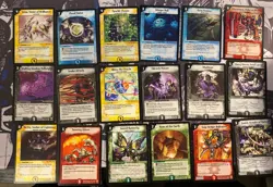 Duel Masters Tcg Lot Of 18 Cards DM03 Rampage Of The Super Warriors - Image 1