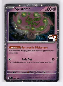 Spiritomb (Cosmos Holo) SWIRL- 089/193 Prize Pack Series Cards - NM - Image 1