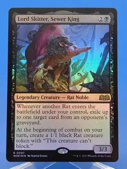 MTG Foil Lord Skitter, Sewer King NM Wilds Of Eldraine Magic The Gathering Card - Image 1