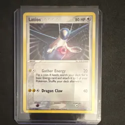 Pokemon/Nintendo Latios EX Trainer Kit 2/10 2004 Basic Card 80HP Dragon Claw - Image 1