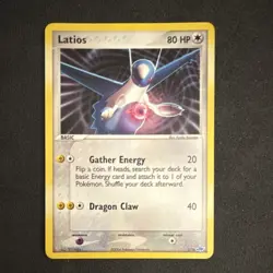Pokemon/Nintendo Latios EX Trainer Kit 2/10 2004 Basic Card 80HP Dragon Claw - Image 2