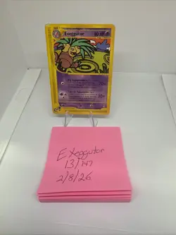Exeggutor 13/147 Aquapolis Reverse Holo E-Series Pokemon Card TCG - Image 4