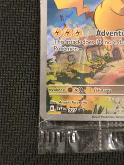 Pikachu 027 Sv: Scarlet & Violet Promo Cards Holo Still SEALED!! - Image 5