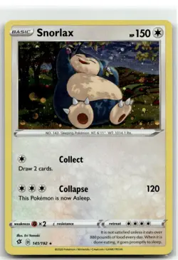 Snorlax - (Cosmos Holo) Promo Miscellaneous Cards & Products 141/192 NM - Image 1