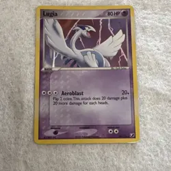 Pokemon Lugia EX Unseen Forces Holo 29/115 Rare 80 HP Aeroblast Basic Card - Image 1