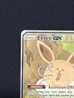 Eevee GX SM233 Full Art Black Star Promo Holo Pokemon Card LP - Image 3
