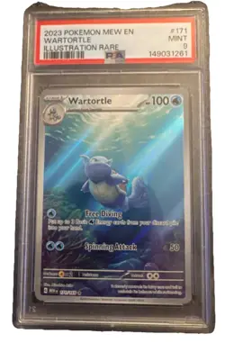 Pokemon TCG Card - Scarlet & Violet 151 English - Wartortle 171/165 - PSA 9 MINT - Image 1