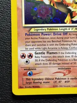 Neo Destiny Holo Light Arcanine Card 12/105 LP-MP - Image 4