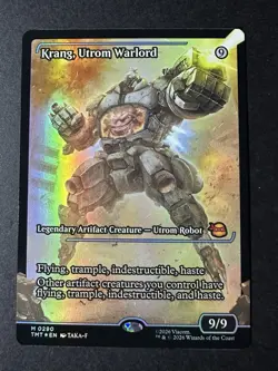 TMNT Krang, Utrom Warlord Foil Showcase MTG Card #M0290 - Image 1