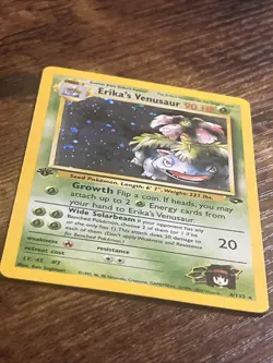 Erika's Venusaur 1st Edition Gym Challenge Holo Rare No. 4 Pokemon Card - 2000 - Image 3