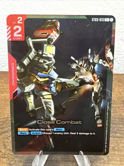 Close Combat C + ST03-013 Clan Unity Gundam Card Game Japanese - Image 1